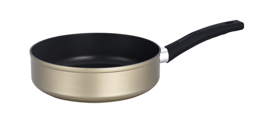 Osaka Metallic Brown Deep Frying Pan